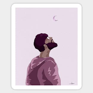 Colorful Digital Portrait Sticker